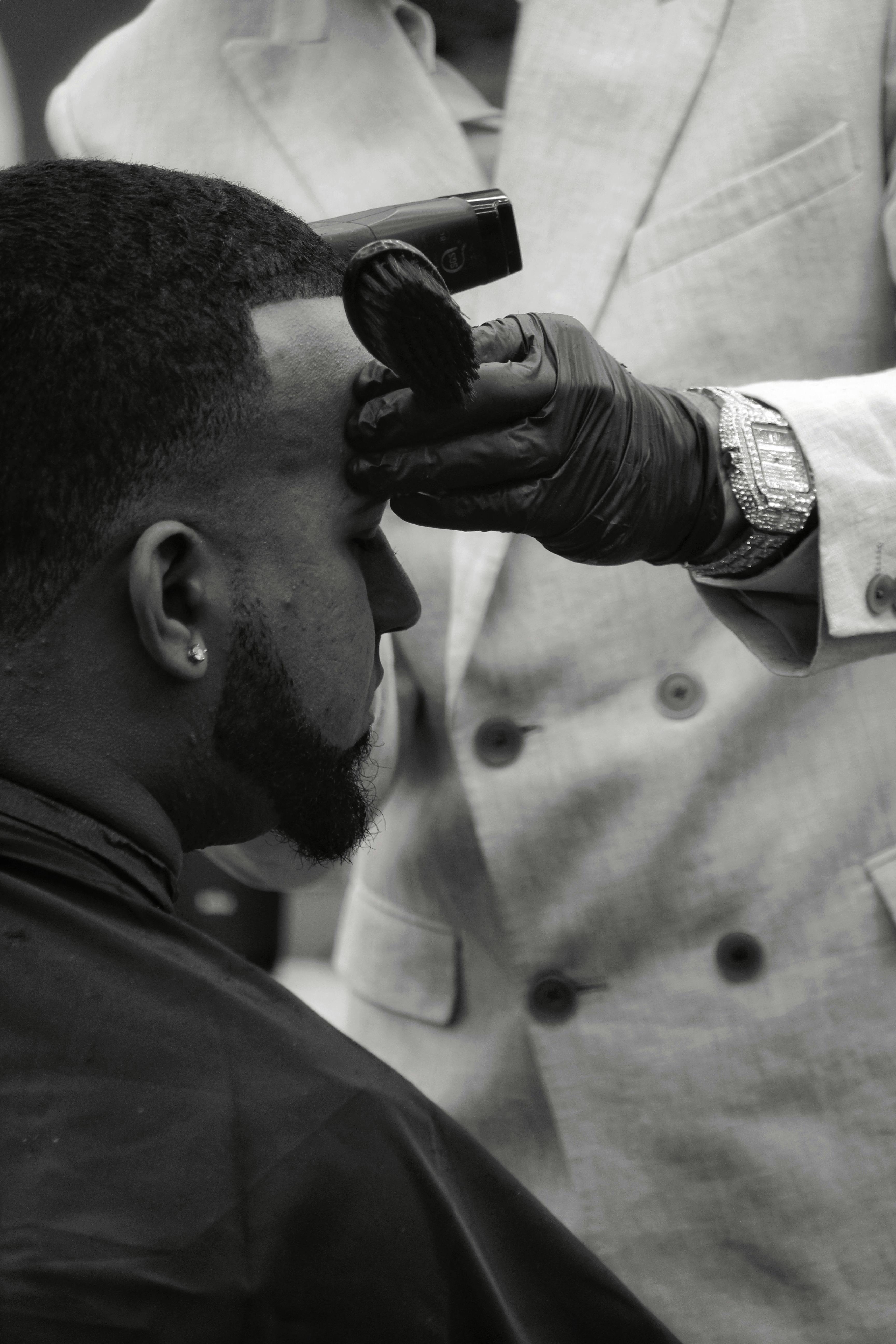 Fade and beard lineup